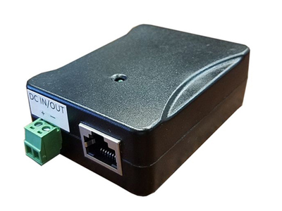 POE-INJ-1000-WT - Gigabit PoE Injector/Splitter. Injects or splits DC Power on all 8 wires. 1245(+) 3678(-)  Wire terminal conne by Tycon Systems
