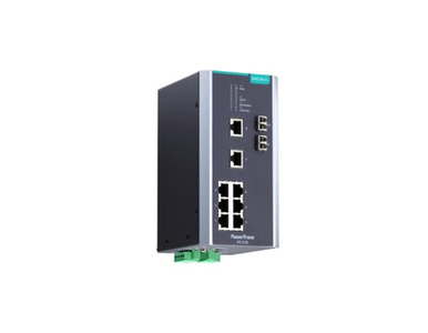 Moxa PT-510-SS-LC-HV - IEC 61850-3 managed Ethernet switch with 8 10/100BaseT(X) ports, and 2 100BaseFX single-mode ports with L by MOXA