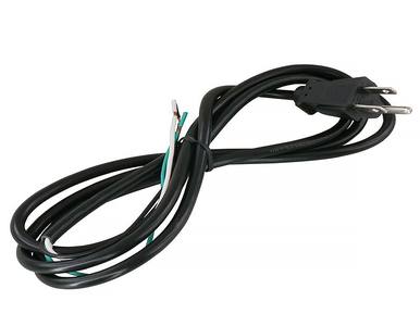PWRCORD2-US - AC Power Cord NEMA 5-15P to ROJ 3-Wire Open End (US Plug) 18 AWG 6 feet by ANTAIRA