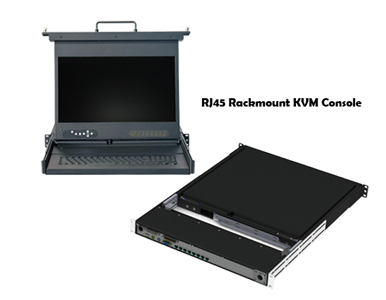 DITHD RD1U-CAT24173HB.B2U.I8.V35x.E8 - 1U, 24' rugged aluminum rackmount KVM console with clamshell design, 17.3' High bright 15 by DITHD
