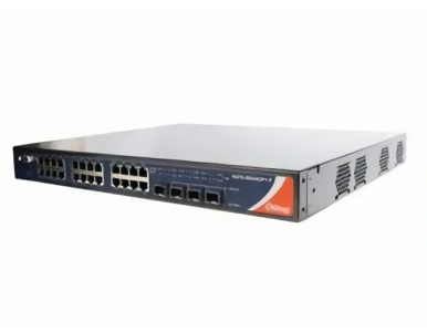 RGPS-R9244GP+-LP - 24GE PoE + 4 1G/10G SFP L3 Managed Ethernet Switch, IEEE 802.3af/at, Low Watts Power Supply included by ORing Industrial Networking