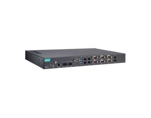RKP-C110-C1-2L4C-T - Rackmount 1U computer with Intel® Celeron® 6305E processor, 6 LAN ports, 6 serial ports, 8 DIs, 8 D by MOXA