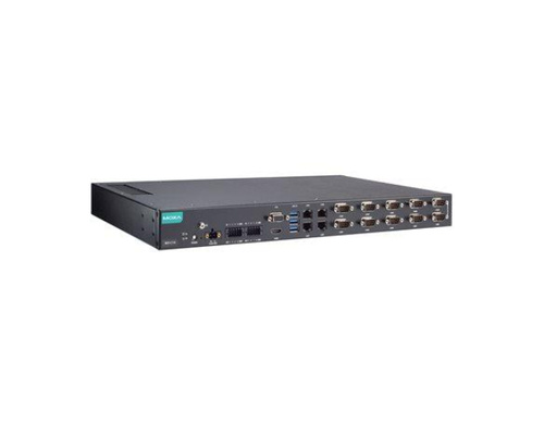 RKP-C110-C1-8C-T - Rackmount 1U computer with Intel® Celeron® 6305E processor, 4 LAN ports, 10 serial ports, 8 DIs, 8 DO by MOXA