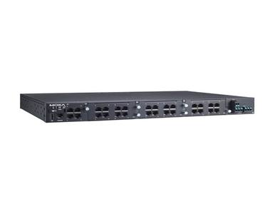 Moxa RKS-G4028-L3-4GT-2HV-T - Layer 3 modular managed Ethernet switch with 4 10/100/1000BaseT(X) ports, 3 slots for Ethernet mod by MOXA