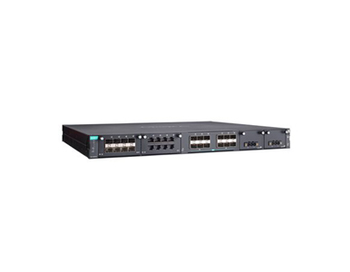 Moxa RKS-G4028-PL-12XGS-T - Layer 2 modular managed Ethernet switch with 12 fixed 10GbE SFP+ ports, 2 slots for Ethernet modules by MOXA