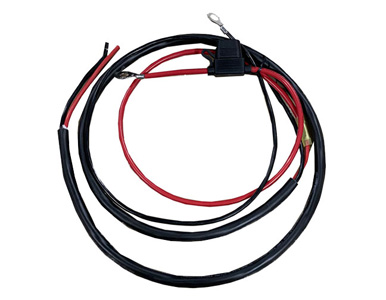 RP-CABLE-BATT-1.8 - Cable Assembly - 10AWG - for battery connection, 8.5mm Ring Lug on one end, Stripped wire on other end - 1.8 by Tycon Systems