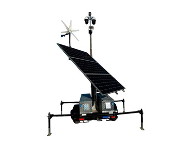 Tycon Systems RPMS24-1200L-Mini-3P  - MobileSolarPro 180W Cont Pwr Trailer Sys, 1080W Sol, 12V 1200Ah 14,400Whr Lithium Batt, MP by TYCON SYSTEMS