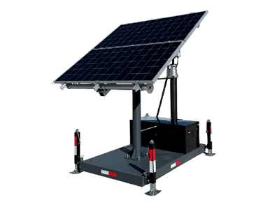 Tycon RPMS24-800L-Skid - MobileSolarPro Skid, 150W, 12/24/56V OUT, 720W Solar, 800Ah Lit Battery, 9600Wh,Telescope Mast, 5 Port by TYCON SYSTEMS