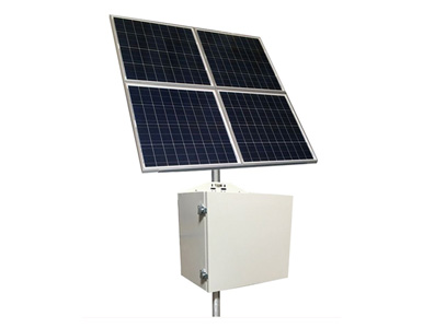 RPSTL48-400-340 - RemotePro 48V 80W Continuous Remote Power System,340W Solar Panel & Mount, Steel Enclosure, 48V 416Ah Battery by Tycon Systems