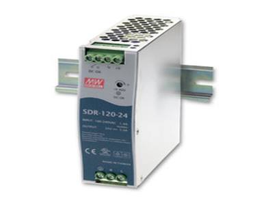 SDR-120-48 - 120 Watt Series / 48 VDC / 2.5 Amps Industrial Slim High-Efficiency Single Output DIN Rail Power Supply by ANTAIRA