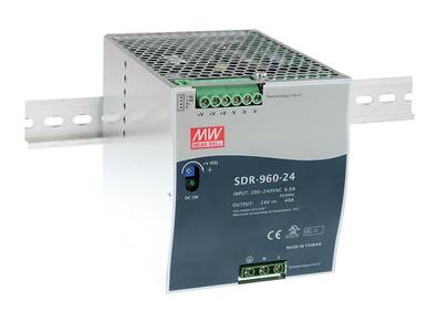 SDR-960-48 - 960W Single Output Industrial DIN RAIL with PFC Function by ANTAIRA