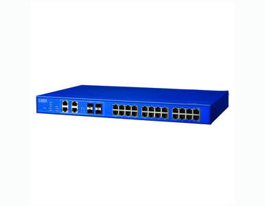 SEG528-4SFP-T - *Discontinued* - 24-port GbE + 4 GbE Combo Full L2 Industrial Managed Ethernet Switch, -40~70C by Advantech/ B+B Smartworx