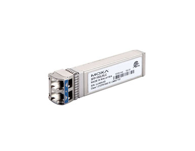 SFP-10GLRLC-T - SFP+ module with 1 10GBase-LR port for 10 km transmission, LC connector, -40 to 85 Degree C by MOXA