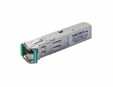Moxa SFP-1G40BLC-T - Small Form Factor pluggable transceiver with 1000Base WDM,type B, LC connector, 40 km, -40 to 85 Degree C by MOXA