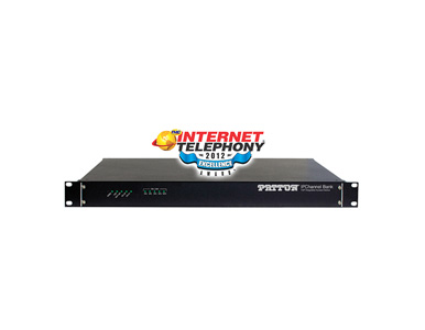 SN4912/JO/R48 - SmartNode IpChannelBank 12 FXO VoIP GW-Router, 2x10/100bTX, Redundant 48V DC Power by PATTON