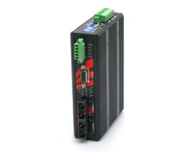STF-502C-CM02 - Industrial RS-232/422/485 To Dual Fiber Ports Converter, 2.5KV Isolation, Multi-Mode 2KM, SC Connector,  0C ~ 60 by ANTAIRA