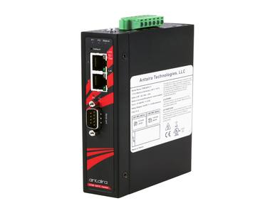 STM-601C - Industrial Modbus TCP (two Ethernet port) to one Serial (232, 422, 485) RTU / ASCII Gateway by ANTAIRA