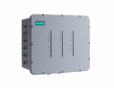TAP-323-JP-CT-T - 802.11n Railway Trackside Out-door Dual Radio Access Point, JP band, IP68, -40 to 75  Degree C by MOXA