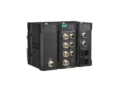 Moxa TAP-M310R-1P1R1S-EU-CT-T - Wi-Fi 6 railway wayside AP/client with one radio and one switch module, one M12 K-coded 110/220 by MOXA