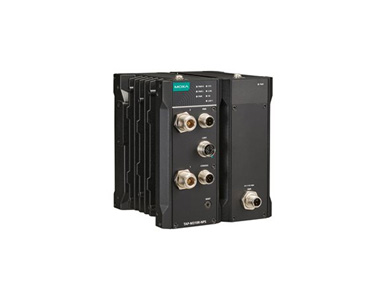 Moxa TAP-M310R-NPS-1P1R-US-CT-T - Wi-Fi 6 railway onboard AP/client with one radio module, no power splitters, one M12 K-coded 2 by MOXA