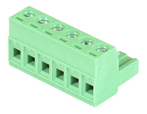 TB-6P-Male (25pc bag) - 6-Pin Green Terminal Block for Antaira Switches by ANTAIRA