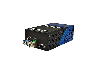 TD-6010 - Throw Down Box, Flexible Interface Dual SFP/SFP+, MSA Compliant, up to 12.5 Gbps, uFAC USB control, Includes AC Power by PATTON