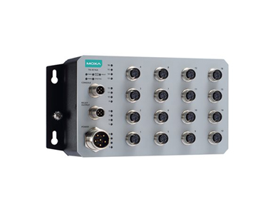 Moxa TN-4516A-WV-T - 16 ports Layer 2 Managed Switch with 16 Fast Ethernet ports, 24 to 110 VDC, -40 to 75C operating temperatur by MOXA