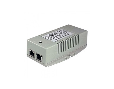 TP-DC-2448GDx2-HP - 18-36VDC IN,  Qty 2 Ports 802.3af/at 56VDC 21W OUT  DC to DC Converter and Gigabit PoE inserter by Tycon Systems