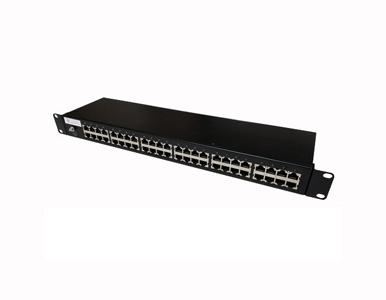 TP-ESP-1G-24RM - Network Lightning/Surge Protector, 24 Port Rack Mount, 1Gbps Data Rate, LAN/POE 70V Clamp Voltage, 10KA Surge by Tycon Systems