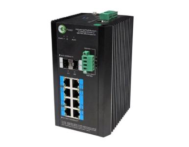 Tycon Systems TP-SW8GBT/AT/PSV-U - Managed L2 8 Port Gigabit PoE Switch, 12-57VDC Input, 2x SFP, 4x 802.3bt ports or 56V Passive by TYCON SYSTEMS