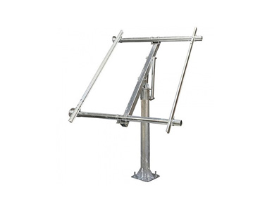 TPSM-350x2-TP - Complete Top of Pole mount for two 250-360W solar panels.Includes flange base pole and concrete anchors.Easy til by Tycon Systems