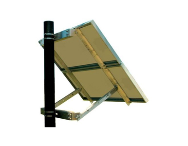 TPSM-80x4-UNI - Side of Pole mount for two or four 80W solar panels, 2-4' pole by Tycon Systems