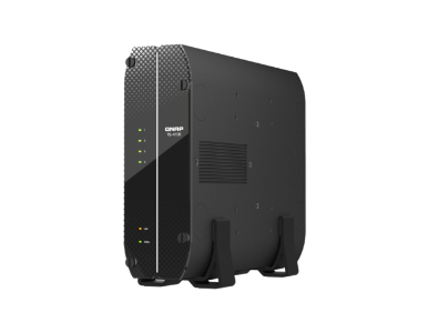 TS-410E-8G-US - 2-Bay High-Performance desktop NAS with Intel Celeron 4-Core J6412, 8GB DDR4 RAM onboard (non-expandable) by QNAP