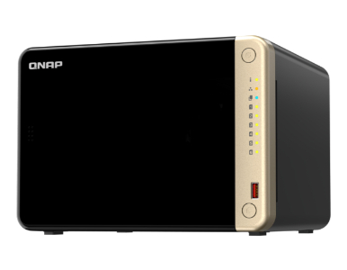 TS-664-8G-US - 6-Bay High-Performance Desktop NAS. Intel 4C/4T Processor, burst up to 2.9GHz with 8GB DDR4 RAM by QNAP