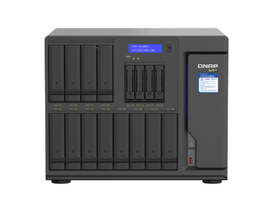 TVS-h1688X-W1250-32G-US - 16-Bay TurboNAS (12 x 3.5' HDD + 4 x 2.5' SSD), SATA 6G, Intel Xeon W-1250 6 cores 12 threads 3.3 GHz by QNAP