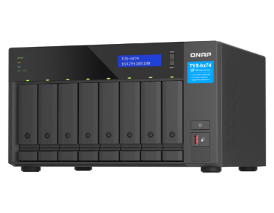 TVS-h874-i7-32G-US - Ultra-High Speed 8 Bay NAS. Intel® Core' i7 12C (8 Performance cores + 4 Efficient cores) by QNAP