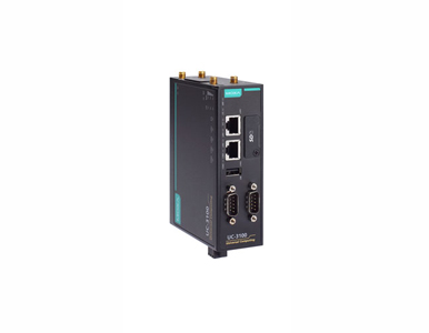 UC-3111-T-AP-LX - Arm-based wireless-enabled DIN-rail industrial computer with wide operating temperature, 2 serial ports, 2 LAN by MOXA