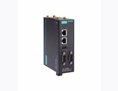 UC-3121-T-AU-LX - RISC-based LTE cat.1 computer for AU/NZ, Wi-Fi a/b/g/n, 1 GHz CPU, 512MB RAM, 4GB eMMC, 2 Ethernet, 1 serial p by MOXA