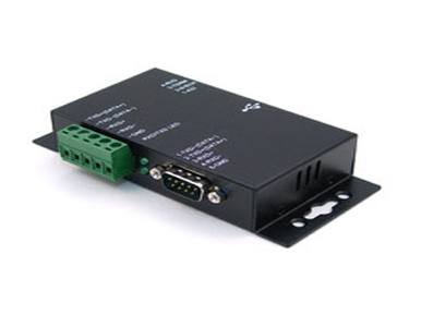UTS-401BK-SI - Industrial USB To 1-Port RS-422/485 Converter (Locking Feature), w/ Surge & Isolation by ANTAIRA