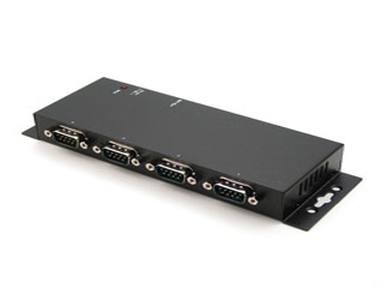 UTS-404AK - Industrial 4-Port RS-232 to USB 2.0 High Speed Converter with Locking Feature by ANTAIRA