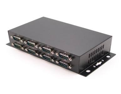 UTS-408AK-SI - Industrial 8-Port RS-232 to USB 2.0 High Speed Converter with Locking Feature and w/Surge & Isolation by ANTAIRA