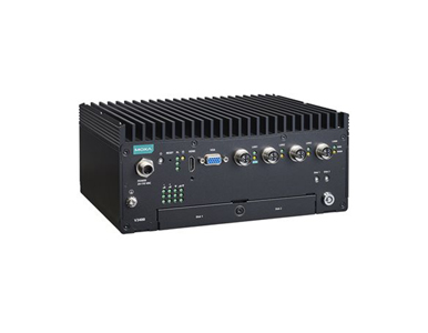 Moxa V3404-TL7-W-CT-T - x86 computer with IntelR 11th Gen Core? i7-1185G7E processor, 1 HDMI port, 1 VGA port, 4 GbE ports, 2 CO by MOXA