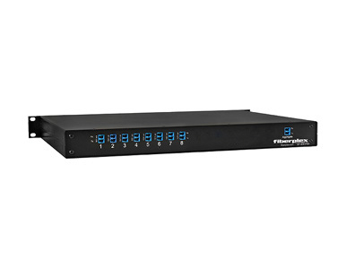 WDP8B-L - Passive Wave Division Multiplexer, 8x1, 1U 19in Rack Mount, LC-PC connectors, No Power Required (1330nm - 1450nm Aggre by PATTON
