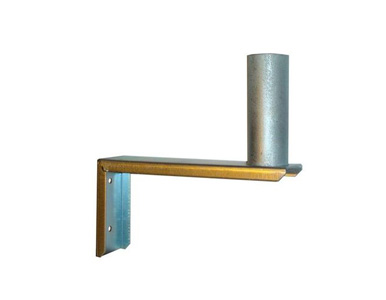 WMB-HD - Heavy Duty Wall Mount with 1.5' diameter X 5.5' tall pole. 8' extension, 0.080' thick Zinc Plated Steel by Tycon Systems