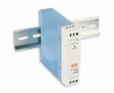 MDR-10-12 - Industrial AC/DC Din Rail Power Supply Single Output 12V 0.84A 10W by MEANWELL