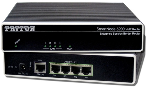 SN5200/32B/EUI - SmartNode eSBC, 32 SIP Sessions no RTP transcoding (SIP b2b UA) not upgradeable, 5x Fast Ethernet, external UI by PATTON